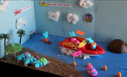 PEEPS Go Boating in BoatUS Foundation Diorama Contest