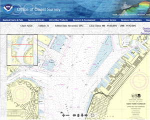 New edition of New York harbor nautical chart provides post-Sandy updates
