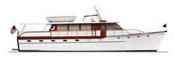 Trumpy Returns to Build New Classic 63 Motor Yacht